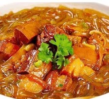 Braised Pork with Glass Noodles