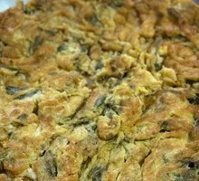 Fiddlehead Fern and Egg Pancake