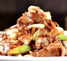 Scallion Stir-Fried Lamb
