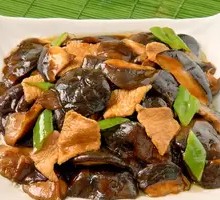 Shiitake Mushroom and Pork Slices
