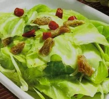 Fried Pork Crumbs with Napa Cabbage