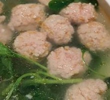 Handmade Vegetable Meatball Soup