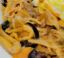 King Mushroom Braised Pork Rice