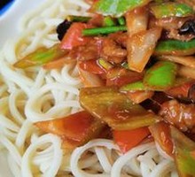 Fried Meat Noodles