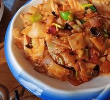 Xinjiang Noodle Strips Stir-Fry