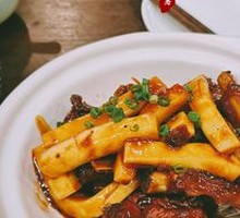 Braised Spare Ribs with Rice Cake