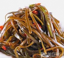 Cold-mixed kelp strands