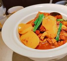 Braised Beef Shank with Fresh Bamboo Shoots and Rice Cake