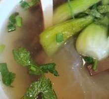 Duck Blood and Vermicelli Soup