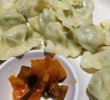 Pork and chive dumplings, zucchini and egg dumplings