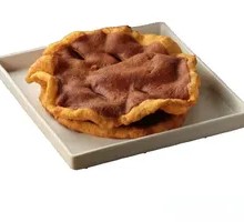 Baked flatbread with sweet oil cake