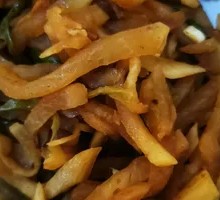 Stir-Fried Radish Strips