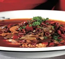 Spicy Dan Dan Noodles with Blood Sausage
