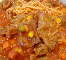 Stewed Beef with Tomato in Pot (No Rice)