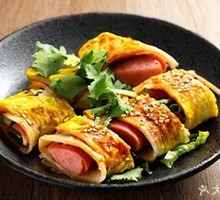 Grilled Sausage with Cold Noodles
