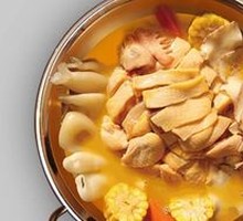 Golden Soup Bird's Nest Chicken Stew