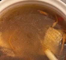 Chicken Soup with Earthy Flavor