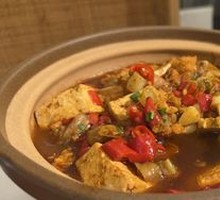 Braised Fish Offal with Tofu