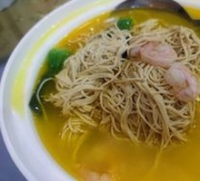 Chicken broth with tofu skin strips