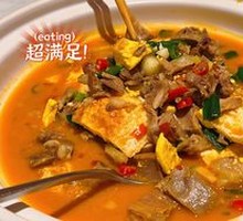 Braised Pork with Poached Egg