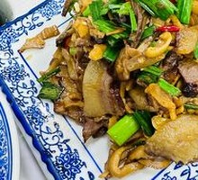 Smoked Bamboo Shoots with Homemade Pork Sausage