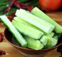 Fresh Cucumber Strips