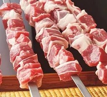 Freshly Cut Lamb Skewers