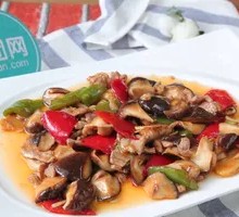 Shiitake Mushroom and Pork Slices