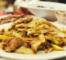 Scallion Stir-Fried Lamb