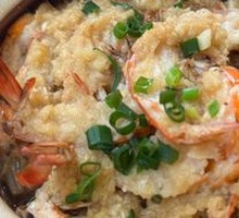 Clay Pot Garlic Shrimp