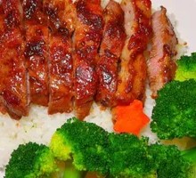 Black Pepper Pork Cutlet with Two Eggs Rice