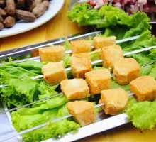 Fish Dumpling Skewers