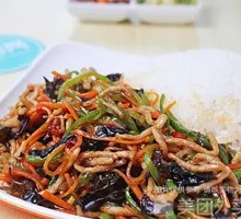 Fish-Flavored Shredded Pork Rice Bowl