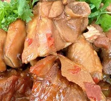 Fried Chicken with Potatoes