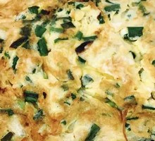 Stir-fried eggs with chives