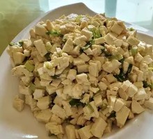 Tofu with Green Onion