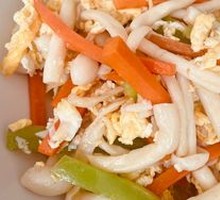 Stir-fried Eggs with Seafood