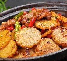 Spicy Potatoes in Dry Pot