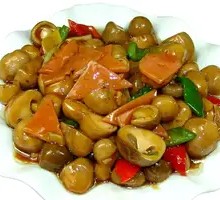 Braised Straw Mushrooms