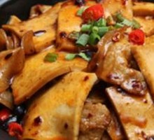 Spicy Pot-Braised Tofu with Leaves