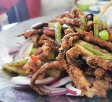 Spicy Squid in Dry Pot