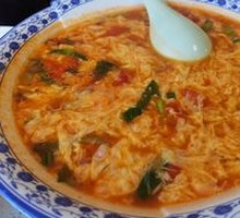 Tomato Dumpling Soup