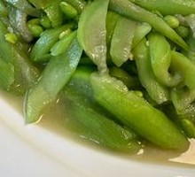 Loofah with Edamame Stir-fry