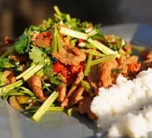 Stewed Yellow Beef with Rice Wine Lees