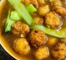 Braised Vegetarian Meatballs