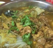 Stewed Fish Head in Iron Pot