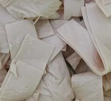Oil-soaked tofu skin