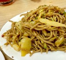 Mashed Potato and Buckwheat Noodles