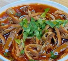 Red Soup with Lamb Offal