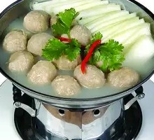 Braised Winter Melon with Meatballs